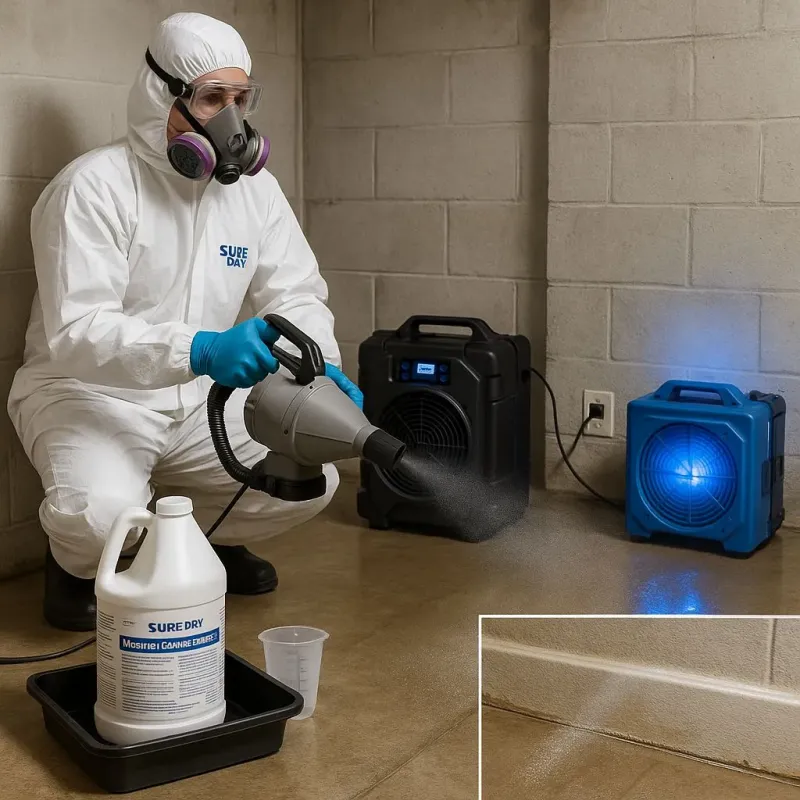 Sanitization and Odor Removal process in Wiscasset, ME