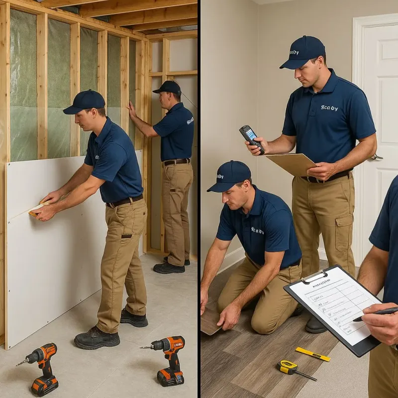 Repairs and Reconstruction process in Wiscasset, ME